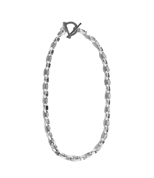 Medium Toggle Chain Necklace Silver