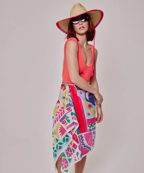 Solstice Collage Sarong