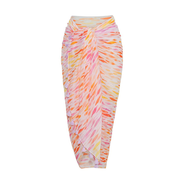 Pink Waves Sarong