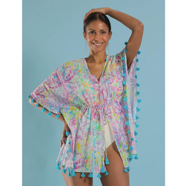 Palm Beach Drawstring Caftan