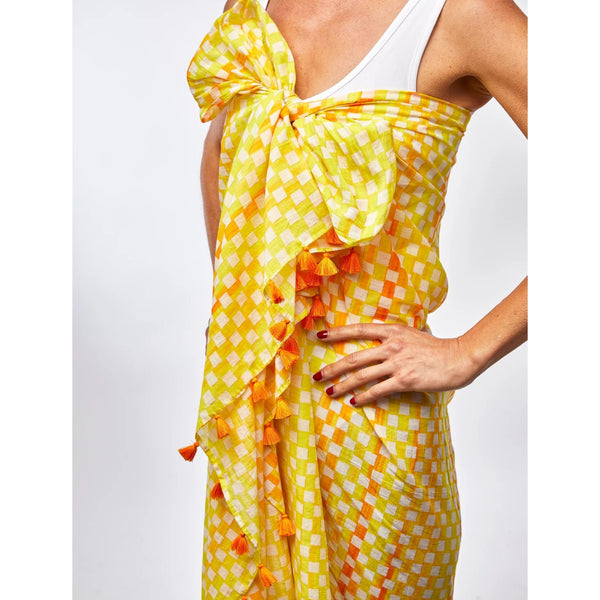 Sunshine Yellow Geo Sarong