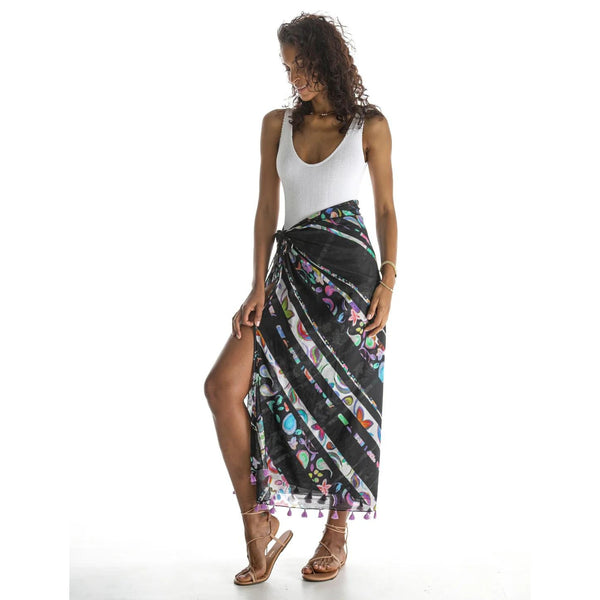 Painted Paisley Sarong