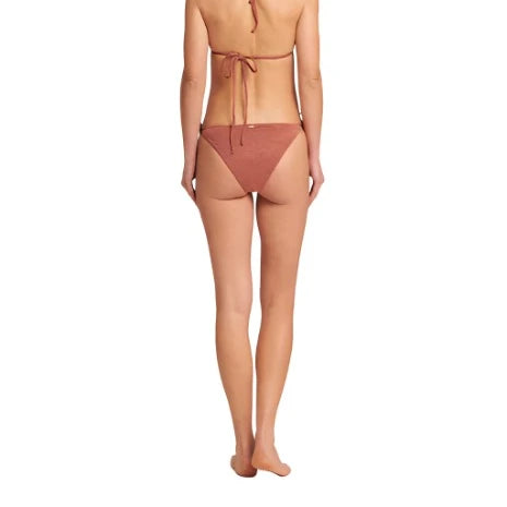 Antigua Copper Lurex String Tie Swim Bottom