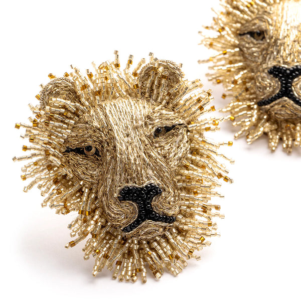 Lion Earrings