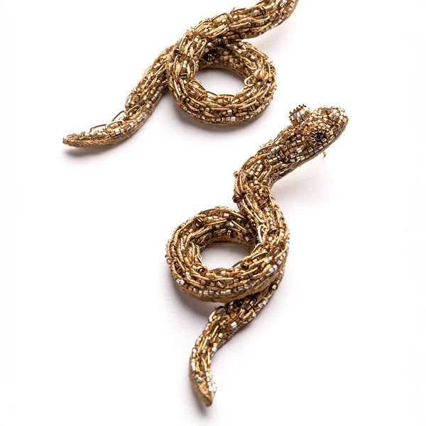 Boa Earrings Gold