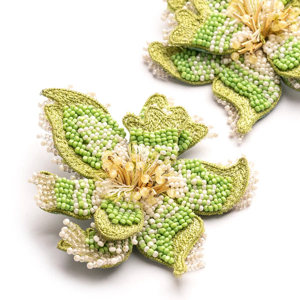 Azealia Earrings Green