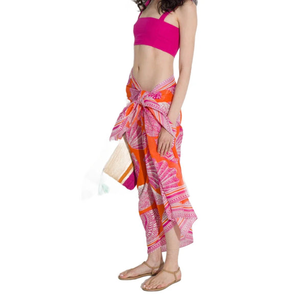 Big Shell Beach Sarong Scarf Wrap