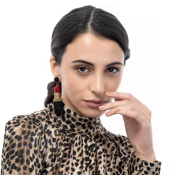 Lipstick Earrings