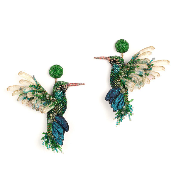 Hummingbird Earrings Multi