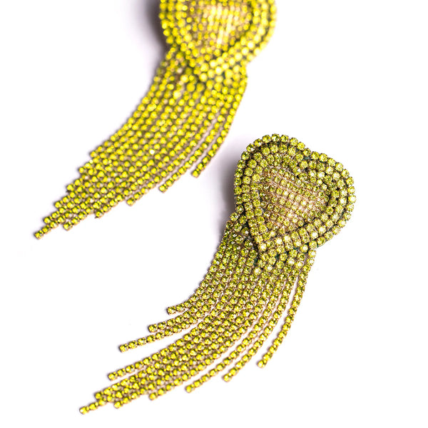 Kaylie Earrings Lime