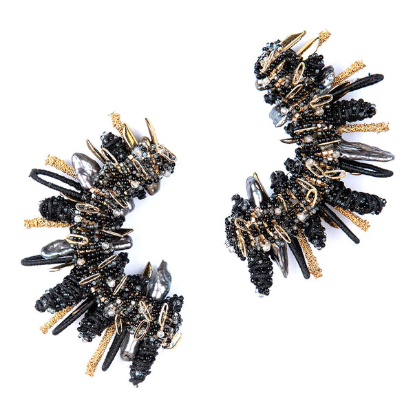 Ethelia Earrings Black