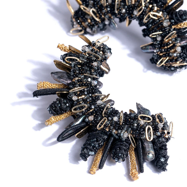 Ethelia Earrings Black