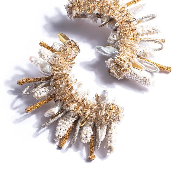 Ethelia Earrings Ivory