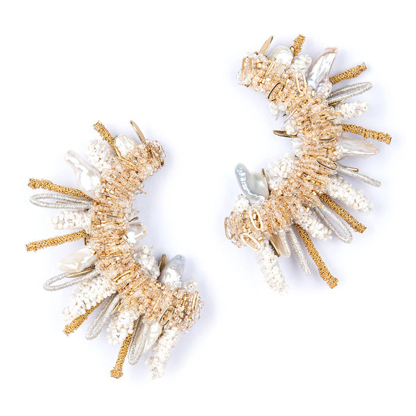 Ethelia Earrings Ivory