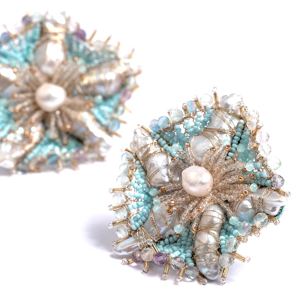 Andrena Earrings Baby Blue