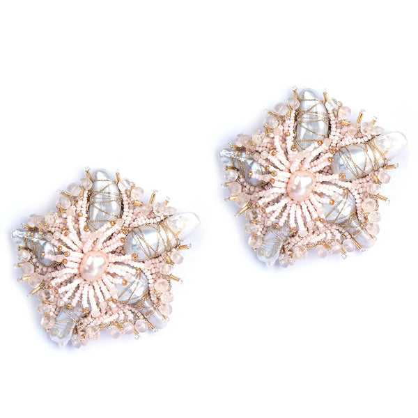 Andrena Earrings Baby Pink