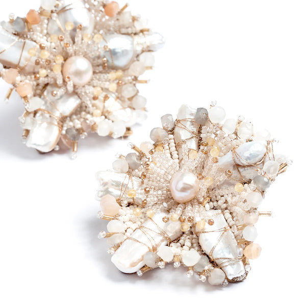 Andrena Earrings Ivory