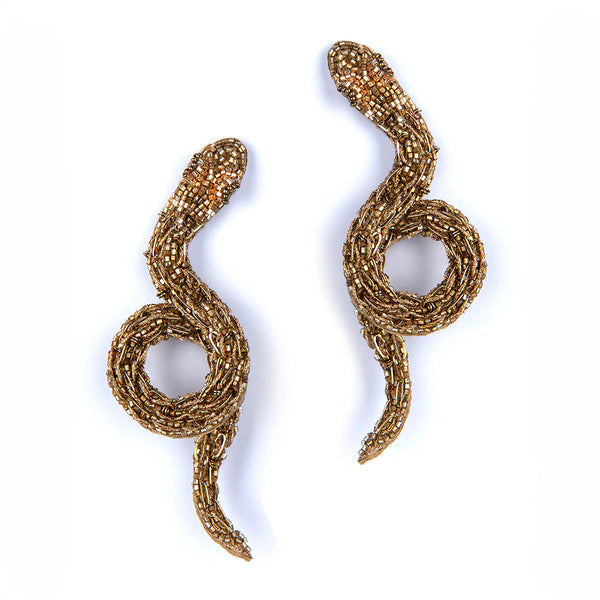 Boa Earrings Gold
