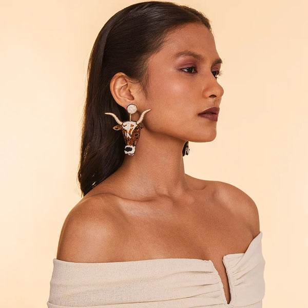Longhorn Earrings