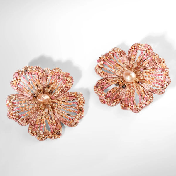 Gregoriana Earrings Dusty Pink