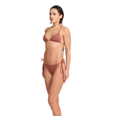 Ischia Copper Lurex Triangle Top