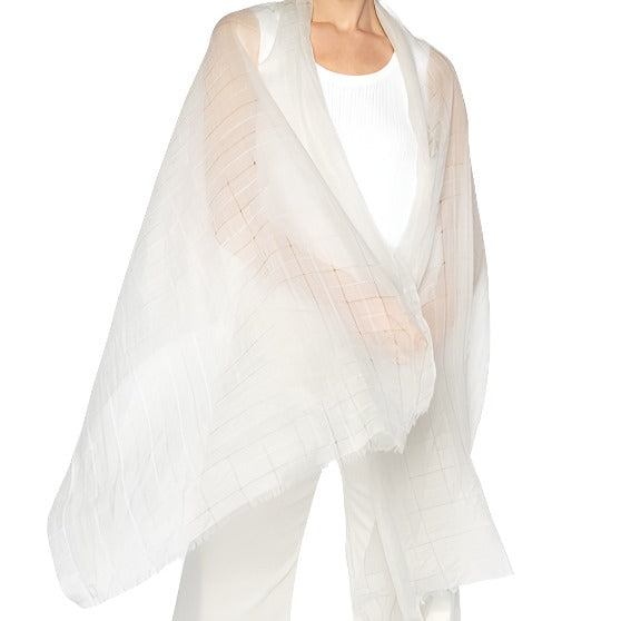 Openwork Sequin Shawl