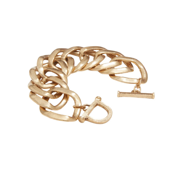Large Link Bracelet Gold