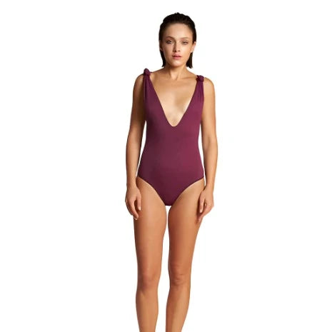 San Juan Mailot One Piece Plum