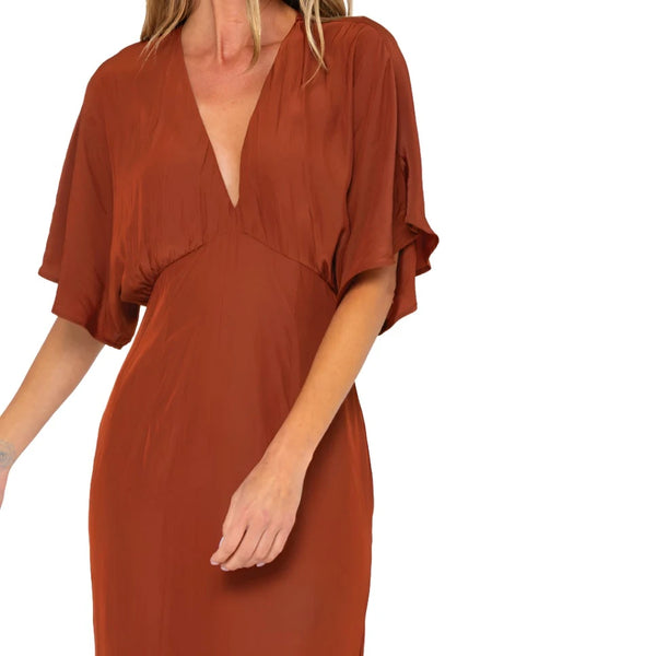 Rumi Dress Cognac