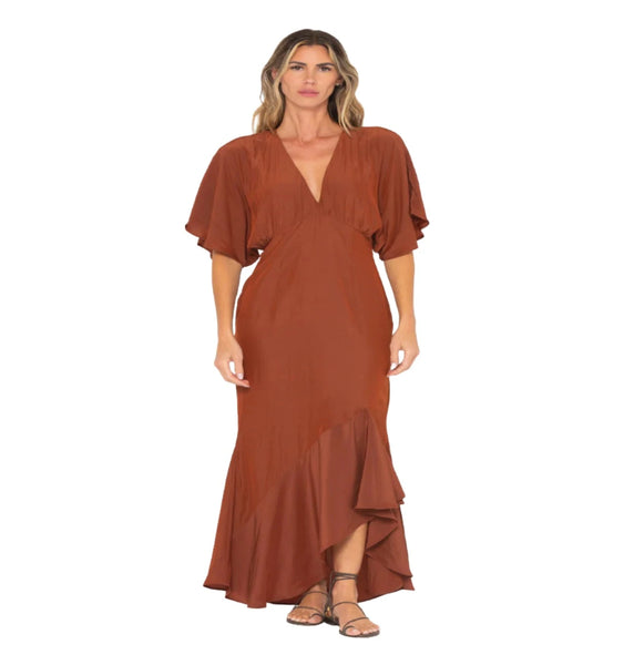 Rumi Dress Cognac