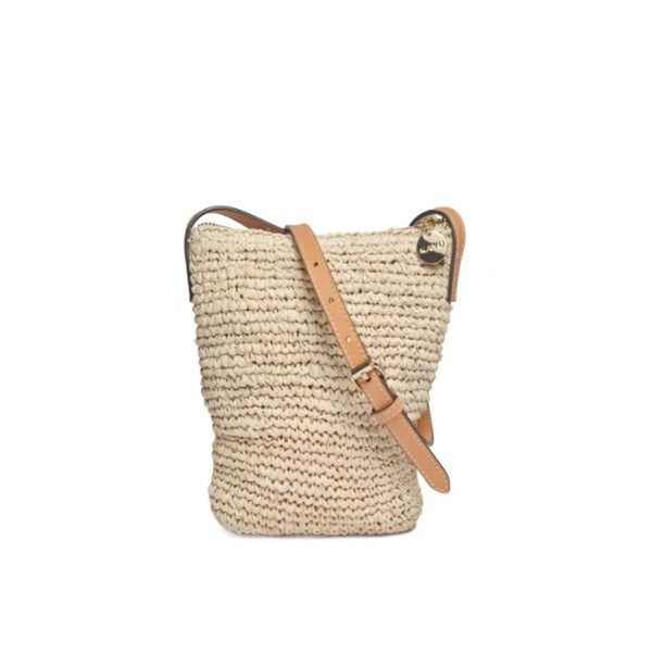 Remi Straw Crossbody Bag