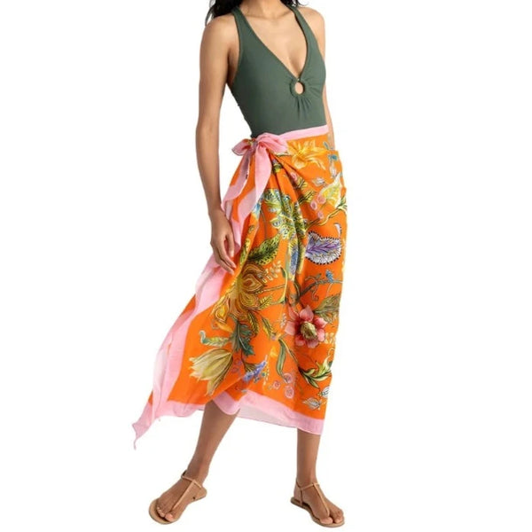 Tangerine Sunkissed Sarong Scarf