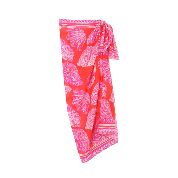 Big Shell Beach Sarong Scarf Wrap