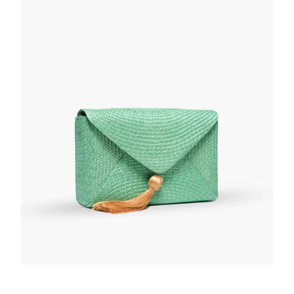 Cassia Straw Clutch Bag