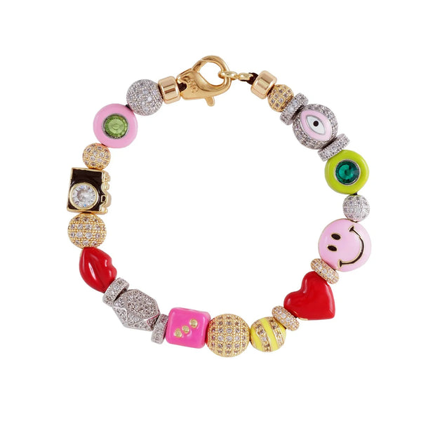 MC Enamel Crystal Bracelet