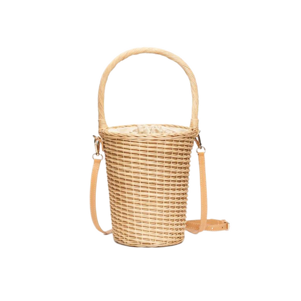 The Zoey Wicker Basket Bag