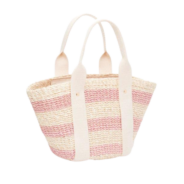 Mini Merritt Woven Straw Tote