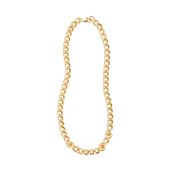 Rope Striated Chain Necklace