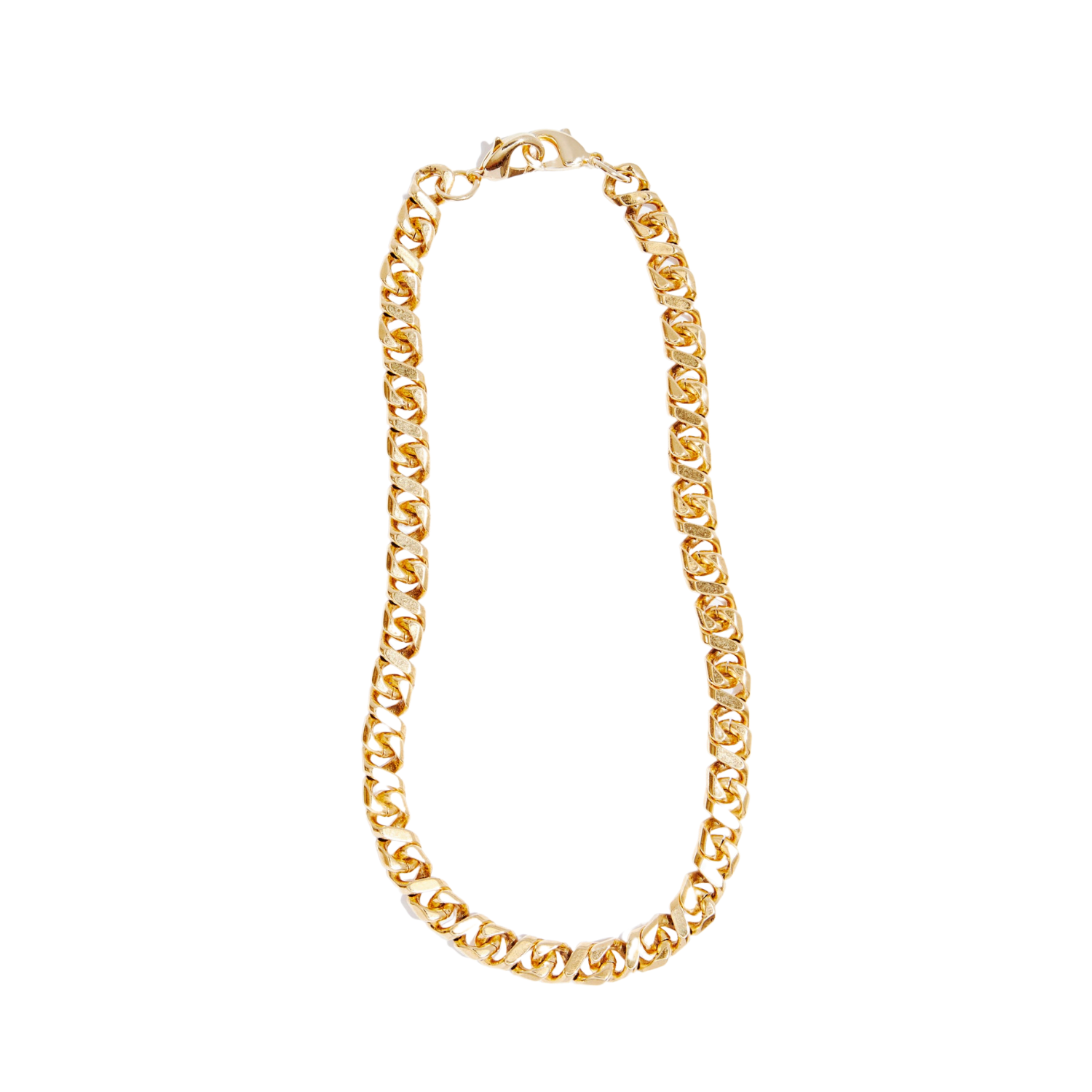Vintage Flat Chain Necklace