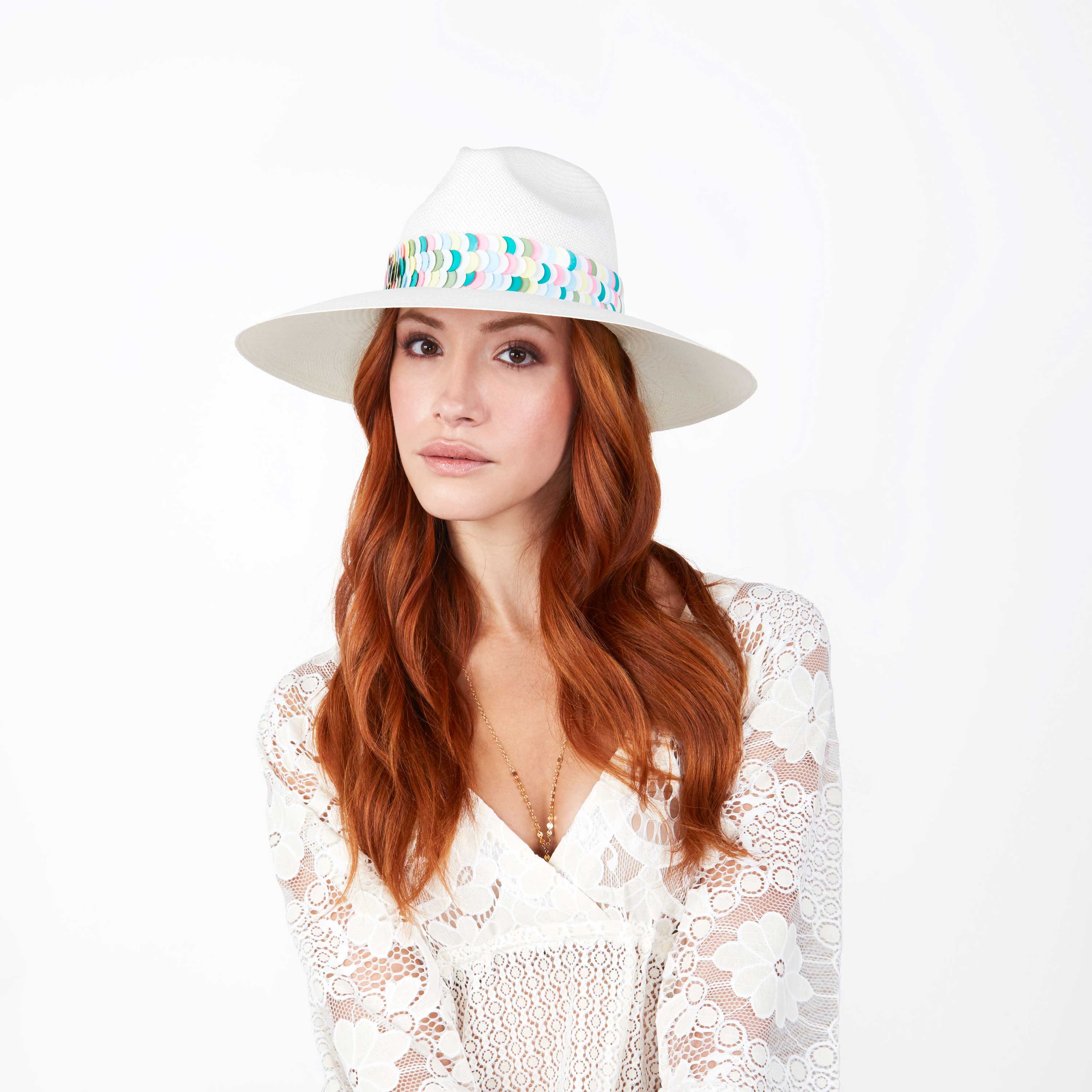 The Aleria Multicolored Panama Hat