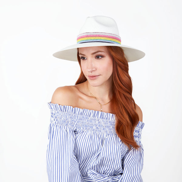 Waikiki Rainbow Panama Hat