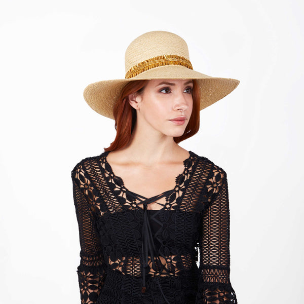 The Crete Embroidered Panama Hat