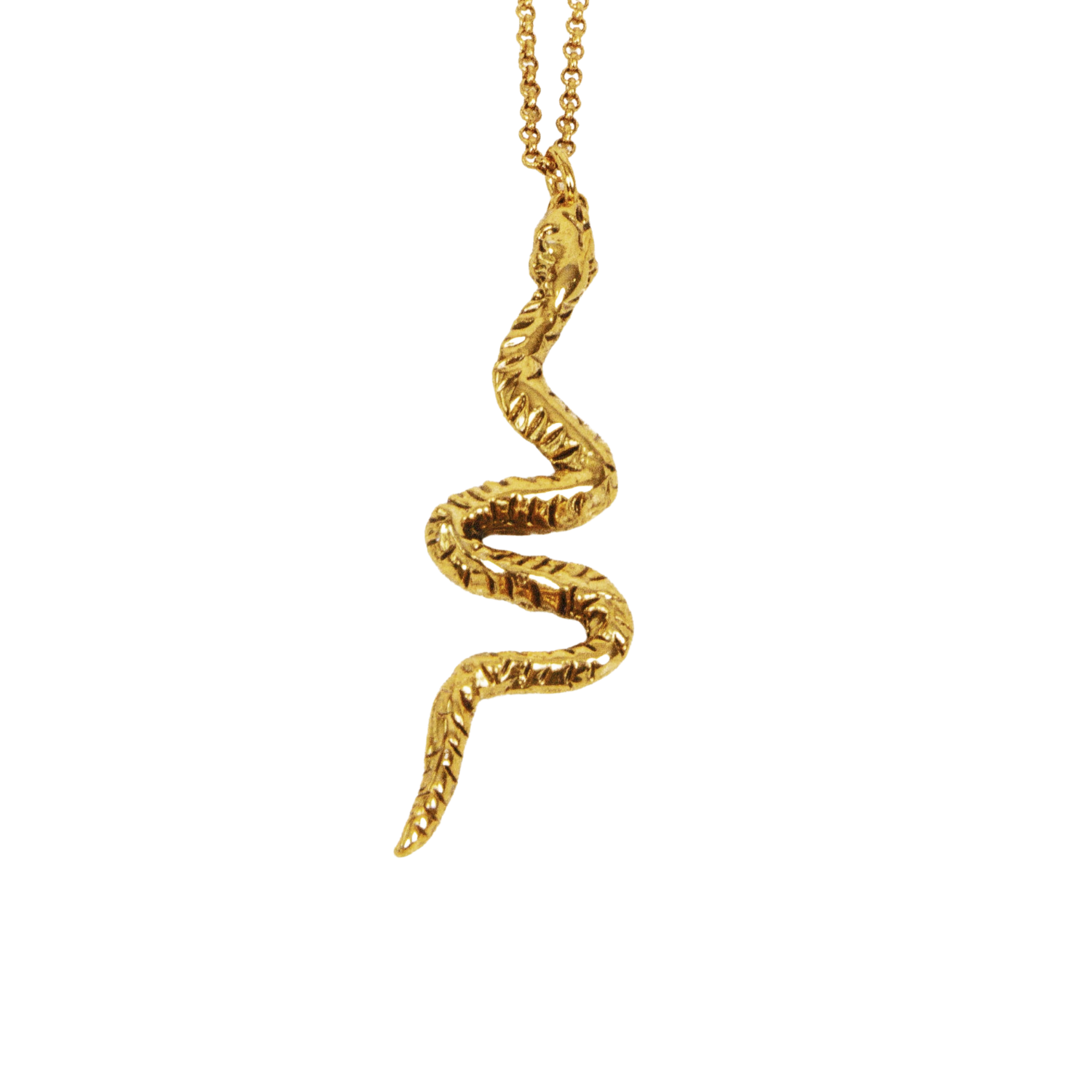 Vertical Snake Necklace