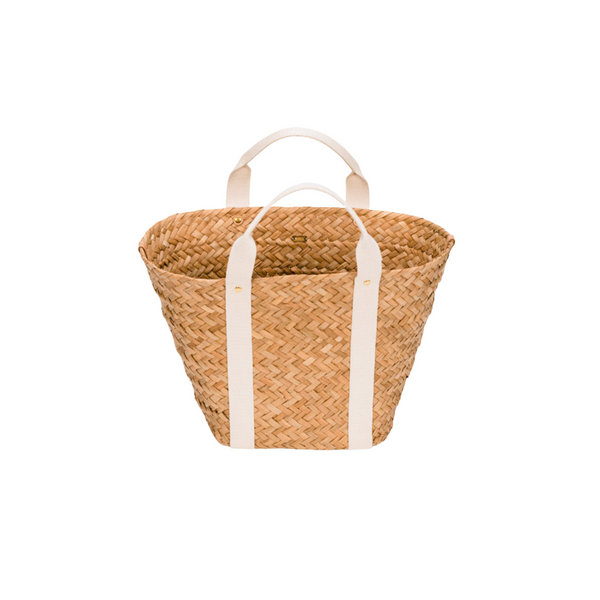 Colbie Straw Tote Ivory