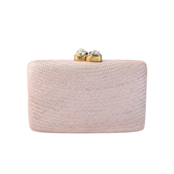 Jen Clutch With White Stone