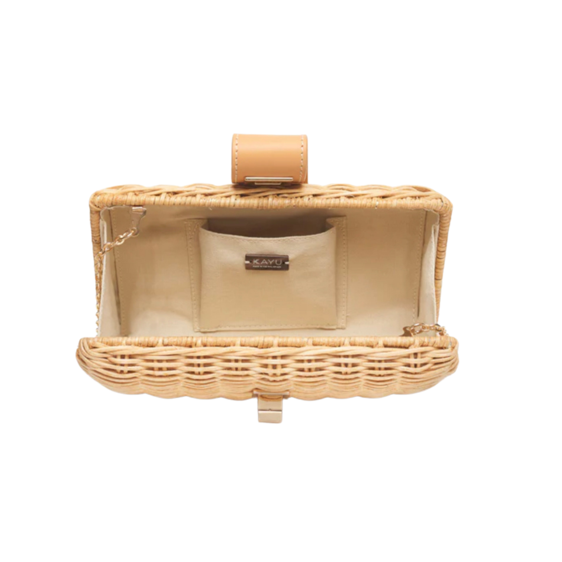 Wicker 2024 clutch bag