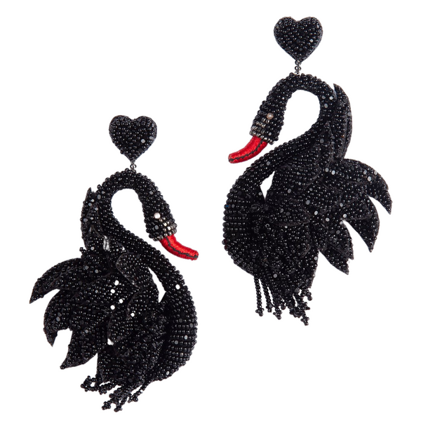 Black Swan Earrings