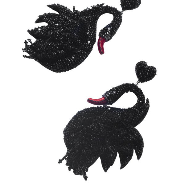 Black Swan Earrings