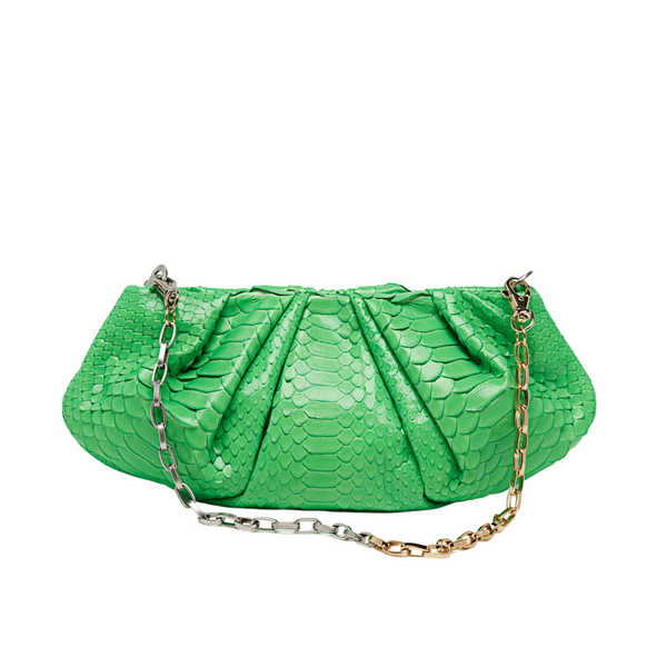 The Neon Python Croissant Bag