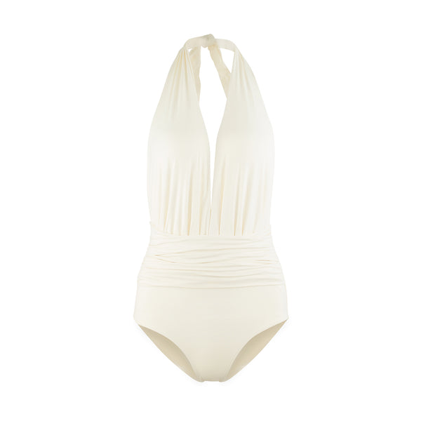 Eva One Piece Swimsuit in Ivory